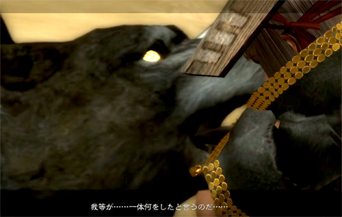 NieR Replicant 仮面の街と狼のストーリーのゲーム画面