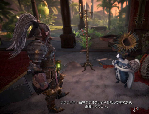 MONSTER HUNTER: WORLD オトモアイルーが転ぶ瞬間のスクリーンショット