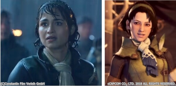 映画モンスターハンター 陽気な推薦組の相棒の比較シーン