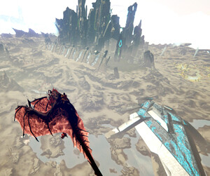 ARK エクスティンクション編 保管庫候補地のマップ画面シーン
