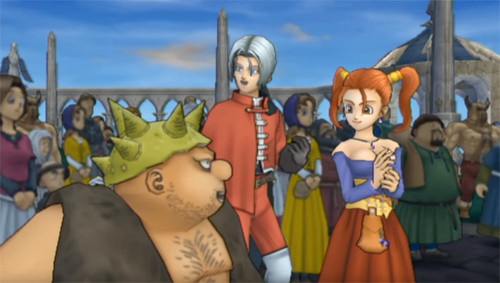 ドラゴンクエストVIII 真EDの結婚式シーンのゲーム画面スクリーンショット
