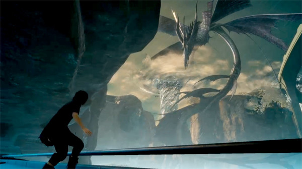 FINAL FANTASY XV 列車襲撃イベントのシーンのプレイ画面スクリーンショット