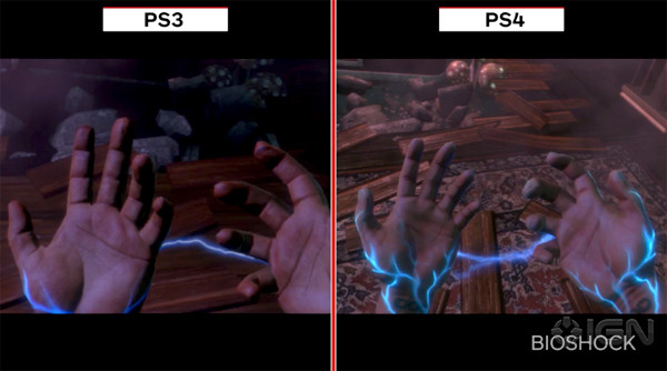 BioShock 地面の描写が改善されたシーンのゲーム画面