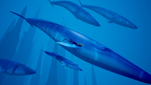 ABZÛ 水中の美麗なグラフィックのゲーム画面スクリーンショット