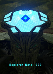 ARK 特殊ノート「？？？」の電子媒体が表示されたゲーム画面
