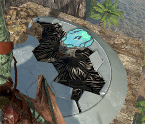 ARK: Survival Evolved 特別調査書「???」が入った専用の箱のゲーム画面