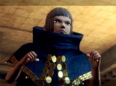 NieR Replicant 仮面の王が登場するゲーム画面スクリーンショット