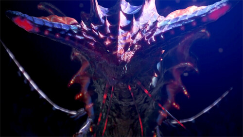 モンスターハンターワールド：アイスボーン ネロミェール登場シーンのゲーム画面
