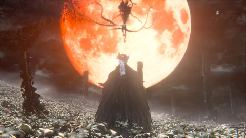Bloodborne エンディング付近のゲーム画面スクリーンショット