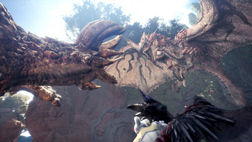 モンスターハンターワールド：アイスボーン 縄張り争いムービーのゲーム画面