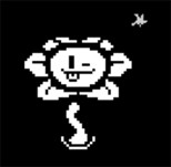 Undertale プレイ中のシーンを映したゲーム画面のスクリーンショット