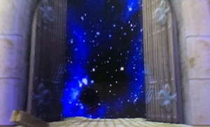 裏門の外側